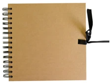 ALBUM KRAFT 30X30 CM BRUN - 40 FEUILLES