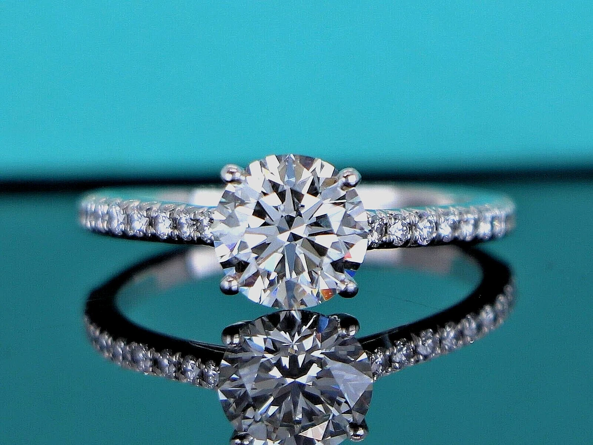 Ebay platinum clearance diamond ring