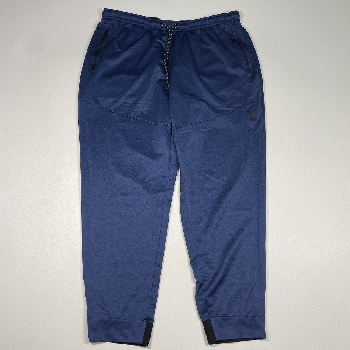 Spyder Active Pants Men's XL Blue Performance Pro Web Tapered