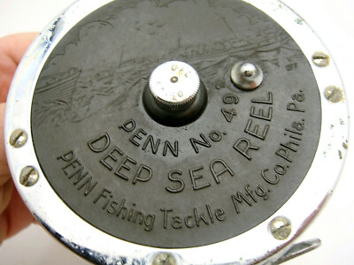 Penn 49 Deep Sea Saltwater Fishing Reel Right Hand Retrieve Black