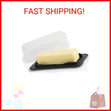 Signoraware Butter Dish with Lid -Butter Keeper Container with Clear Lid