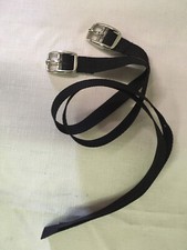 5 PAIR OF 16" BLACK NYLON WEB BUCKLE STRAPS - CLOSEOUT SALE
