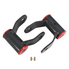 1-1.5" Rear Leaf Spring Shackle Suspension Lift Kit For 04-14 Ford F150 2WD 4WD