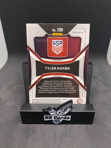 Panini Prizm FIFA World Cup Qatar 2022 Tyler Adams Green Wave USA Fußball - Bild 2 von 2