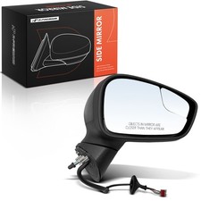 A-premium Passenger Power Mirror W Manual Fold Heated For Ford Fiesta 2011-2013