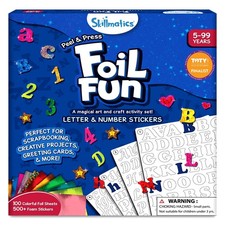 Foil Fun - Letter Number Stickers, Mess-Free 7. Letter Number Stickers