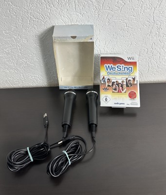 We Sing: Deutsche Hits - 2x Mikrofone Bundle Wii Spiel | Deutsch | Nintendo Wii