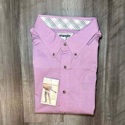 Wrangler George Strait Collection Relaxed Stretch Long Sleeve Button Down - 3X