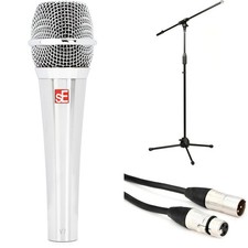 sE Electronics V7 Supercardioid Dynamic Vocal Microphone with Stand and Cable -