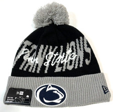 Penn State Nittany Lions NE NCAA Sport Knit Hat~ Blue/Gray