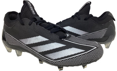 Adidas Men's Adizero Electric.1 Lace Up Football Cleats Blk/Wht Size:10 127Hi