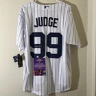 Aaron Judge NY Yankees Autographed Nwtgs MLB Genuine Jersey & Authenticity Coa