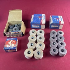 Vintage Chicago Roller Skate Co Replacement Wheels 87F & 78S W/Accessories!