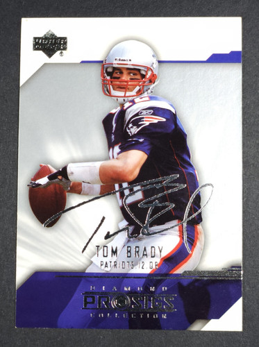 Tom Brady #51 2004 Upper Deck Diamond Pro Sigs card