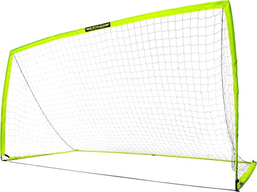 Franklin Sports Portable Soccer Goal Pop Up Net Indoor Outdoor Folding 12 x 6 ft - 第 1/9 張圖片