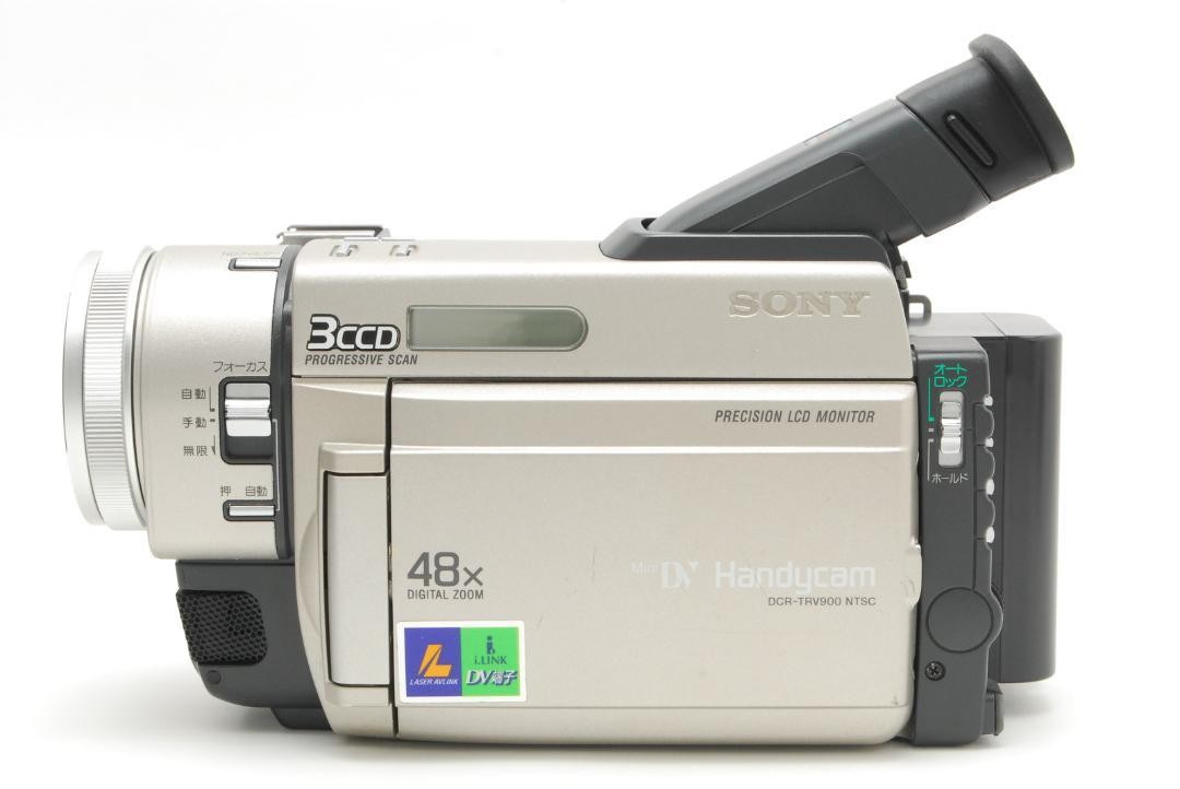 ビデオカメラ Sony Handycam DCR-TRV900 3CCD MiniDV Sony Handycam DCR-TRV900 3CCD Mini DV Camcorder w/ Power