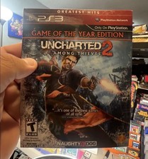 Uncharted 2 Among Thieves PS3 PlayStation 3 Greatest Hits GOTY Sleeve Brand New