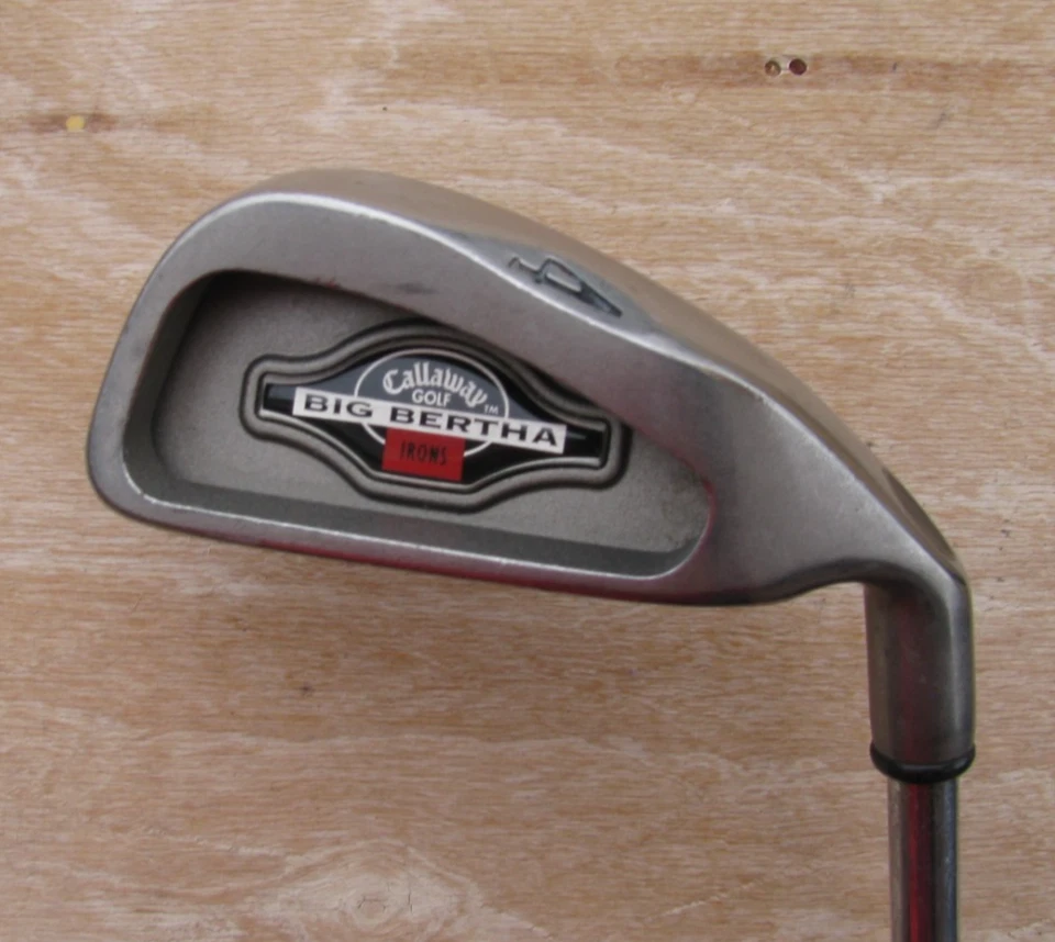 CALLAWAY BIG BERTHA IRONS IRON SET 4-PW UNIFLEX STEEL SHAFTS RIGHT HANDED 1996 - Image 2 of 4