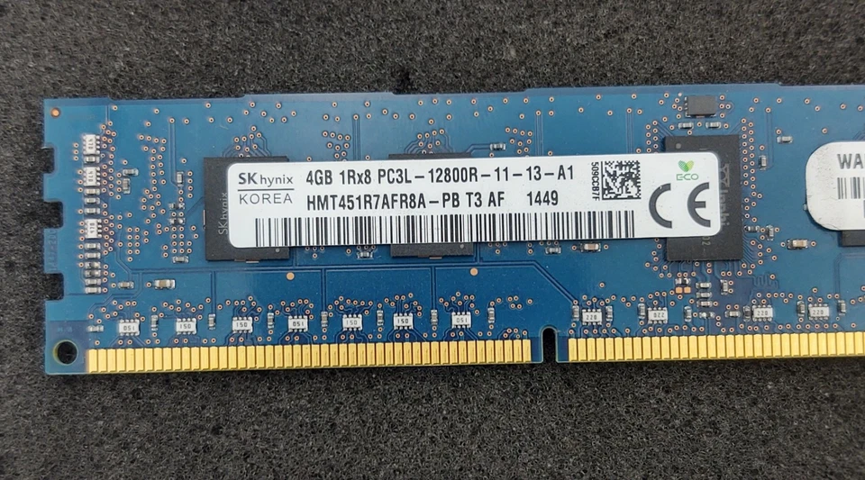 LOT OF 10 SK Hynix 4GB 1Rx8 PC3L 12800U-11-13-A1 Desktop RAM - FAST SHIPPING - Image 2 of 2