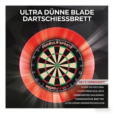 Profi Dartscheibe Bristle Dartboard Dartboard Turnierboard für Dartbegeisterte