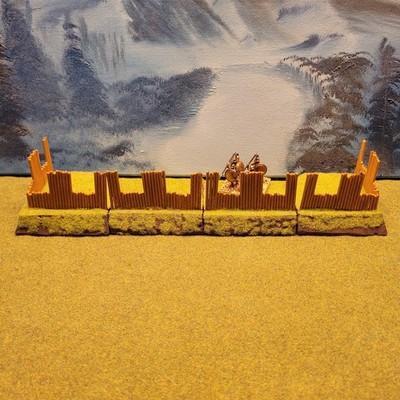 Tabletop 4er Set Wall Mauer A   Hindernis für 28mm Wargaming