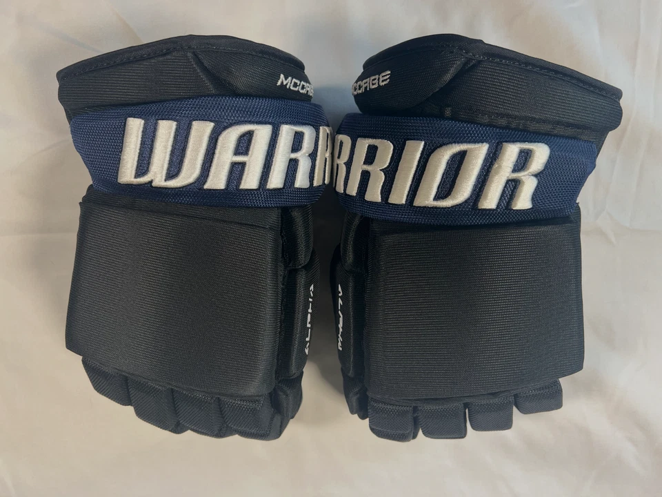 NEW Warrior Alpha QX Toronto Maple Leafs Flipside Gloves 13" Pro Stock - Image 4 of 4