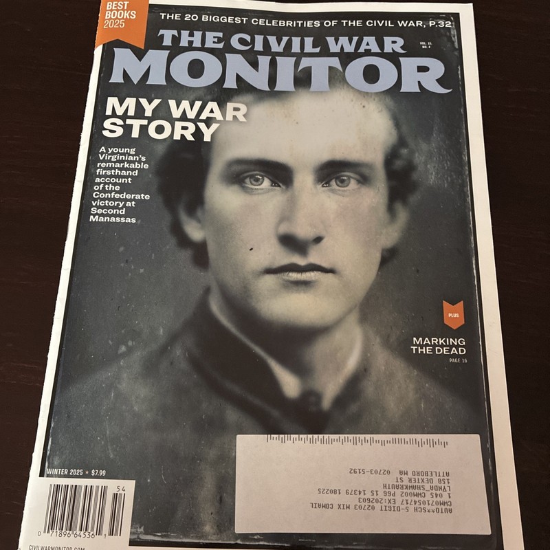 The Civil War Monitor Magazine Winter 2025