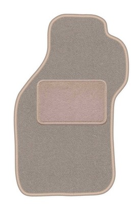 Fahrermatte Fußmatten Velours Beige für Mitsubishi Eclipse III 1999-2006
