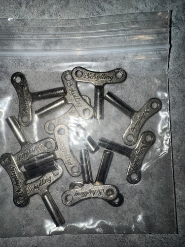 5 Vintage Schylling Winding Key for Tin Wind-Up Toy Racers, Cars Etc..