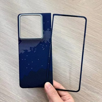 Real Carbon Aramid Fiber Magnetic Slim Case Cover For Motorola Razr Fold 2026