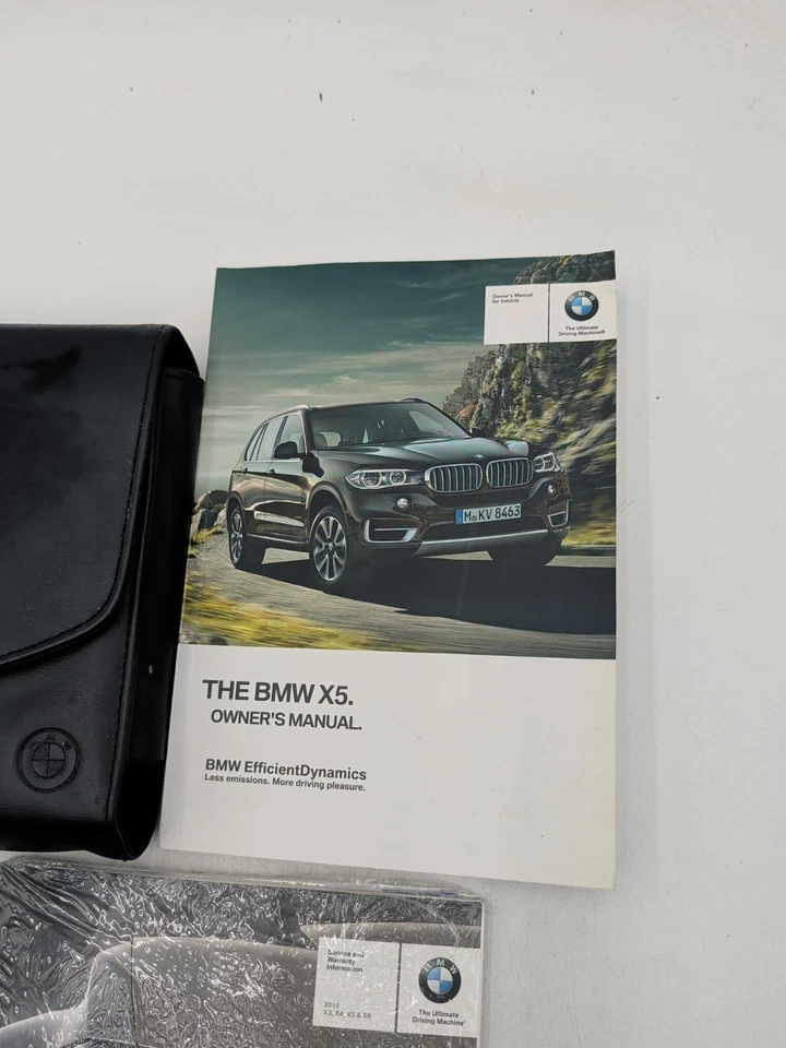 BMW X5 2016 manual del propietario con navegación con estuche envío gratuito Foto 2 de 4