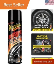Achieve Ultimate Tire Shine with Hot Shine 15 Oz High Gloss Self-Spreading Spray