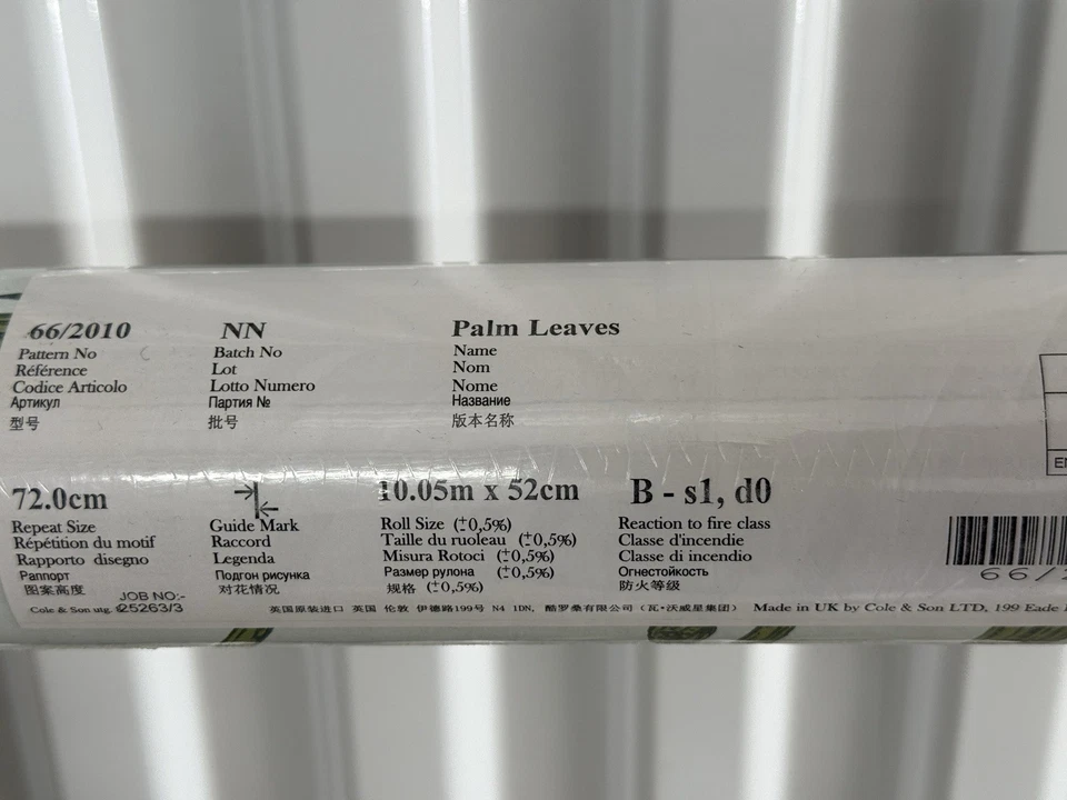 Papel pintado hojas de palma Cole & Son 66/2010 10 rollos Foto 4 de 4