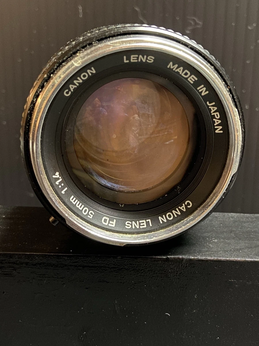 Canon FD 50mm f/1.4 Camera Lenses for sale | eBay