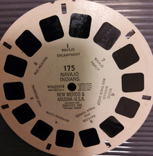 VIEW MASTER REEL 175 "NAVAJO INDIANS,NEW MEXICO ARIZONIA" 1949