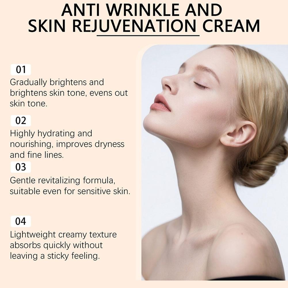 Anti Wrinkle and Skin Rejuvenation Cream Moisturizing and Light Wrinkles 20g--