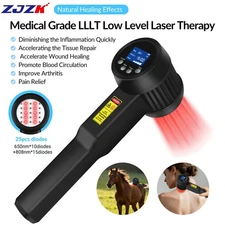 8W 650nm 808nm Laser Therapy for Neuropathy Red Light Device for Pain and Wound