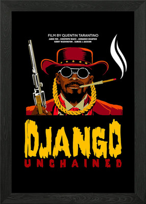 Django gerahmtes Wandbild Poster Leinwanddruck Bild