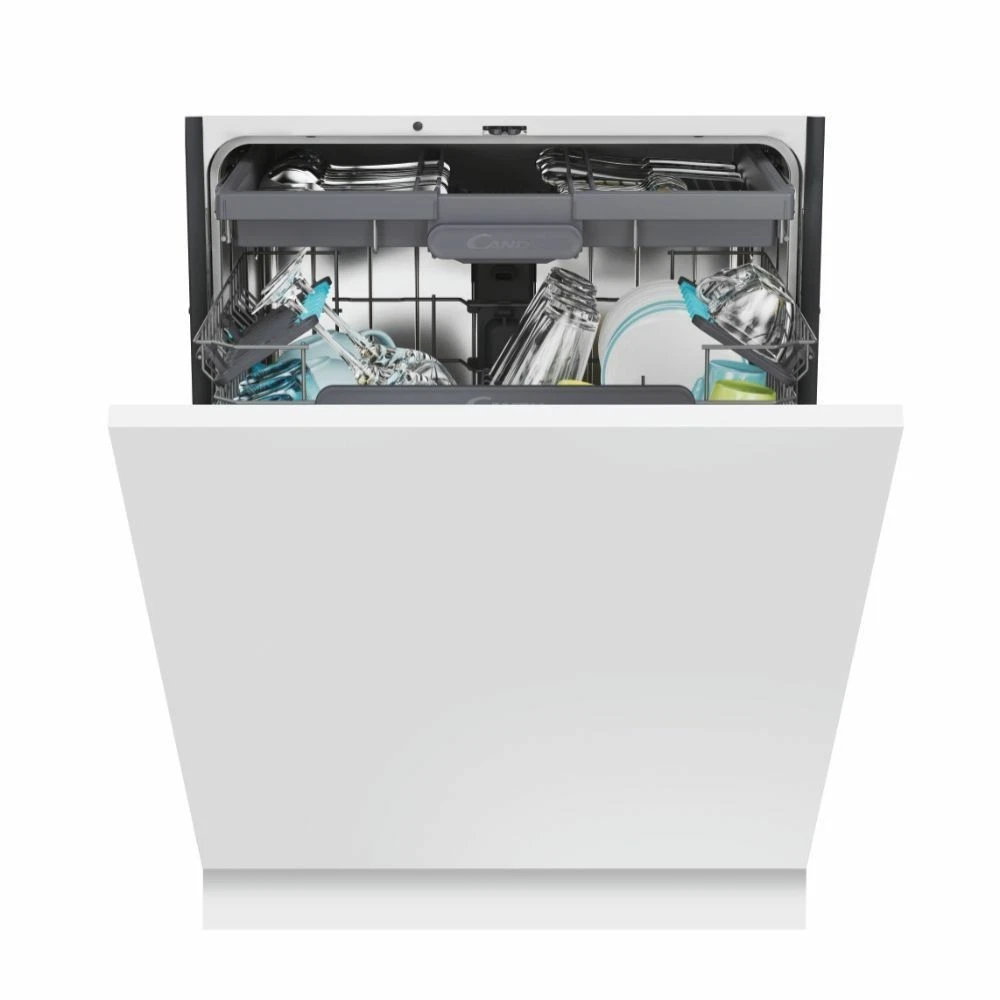 Lave-vaisselle Candy CF5C1F0W 60 Cm Pose Libre - 15 Couverts, 41 DB, Classe C - Neuf