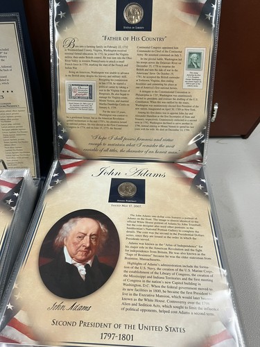 THE UNITED STATES PRESIDENTS COIN COLLECTION 1 & 2 Through Donald Trump - Picture 3 of 9
