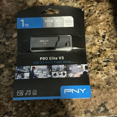 PNY 1TB Pro Elite V3 USB 3.2 Gen 2 Flash Drive - P-FD1TBPROV3-GE