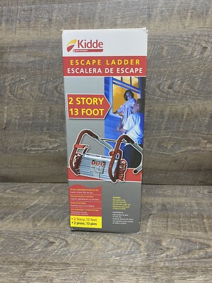 Kidde 2-Story Fire Escape Ladder with Anti-Slip Rungs