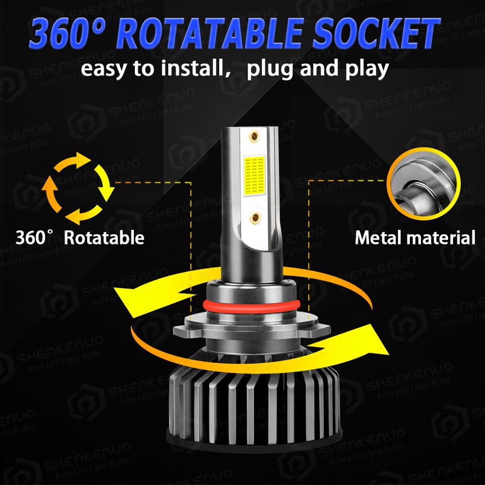 For Silverado 1500 2500HD 3500 1999-2006 8000K LED Headlights - Foto 12