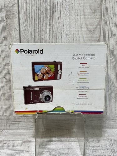 Polaroid t831 Kamera Akku & Ladegerät Handbuch mit 1GB SD-Karte **ohne Zoom** Teile - Bild 8 von 11