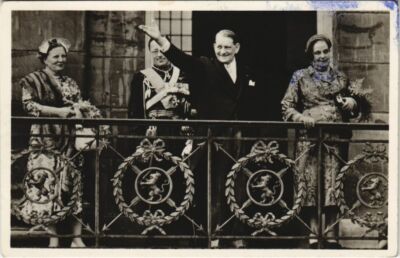 CPA Bezoek van President Coty aan Amsterdam DUTCH ROYALTY (1053324)