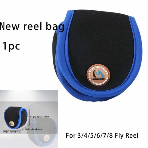 Maxcatch Fly Fishing Reel Pouch, Neoprene Conventional Fishing Reel Cover/Case - Picture 9 of 10