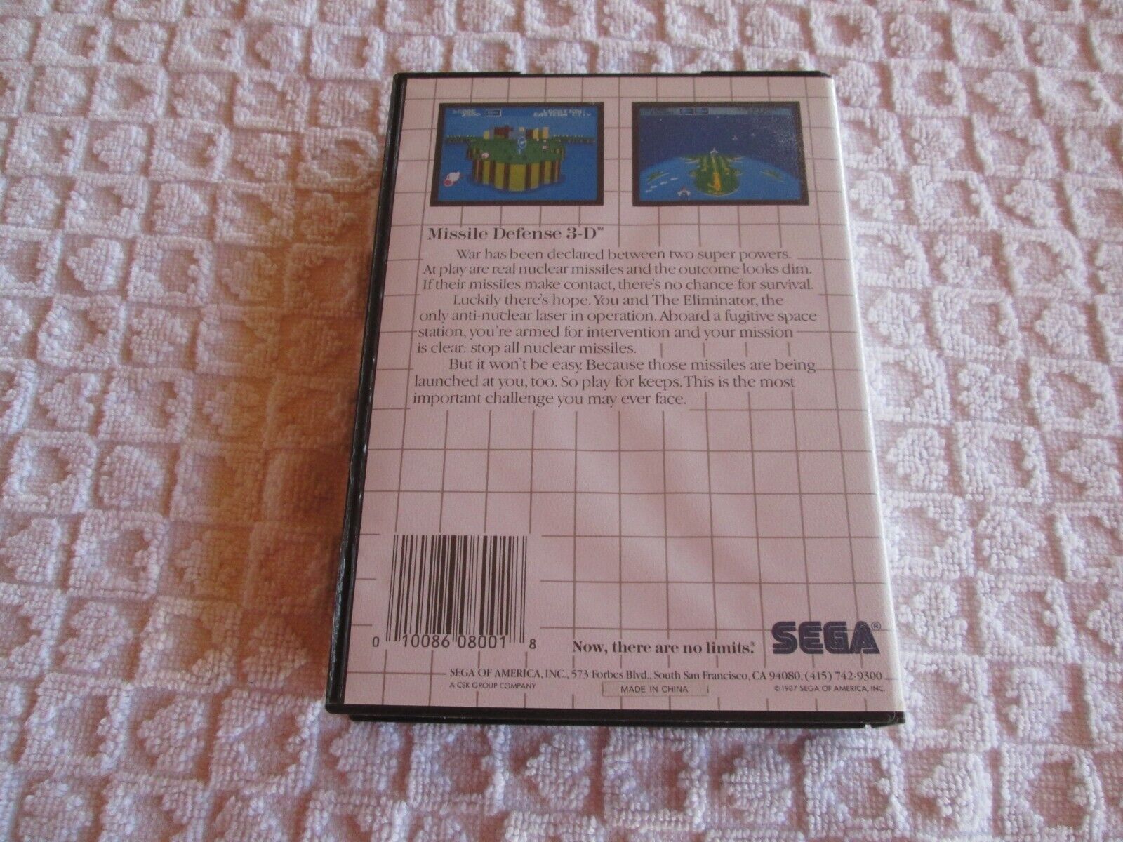 Missile Defense 3-D (Sega Master, 1987) for sale online