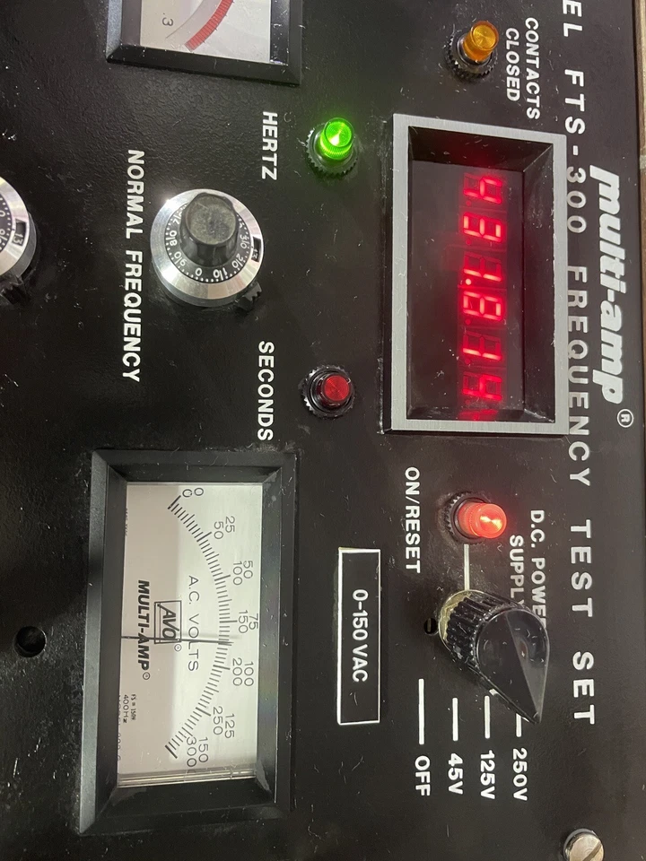 MEGGER Multi-Amp FTS-300-E 频率测试套件 120V 已测试工作状况良好 — 第 3/4 张图片