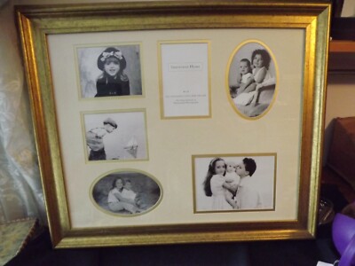 NEW Sheffield Home GOLD COLLAGE FRAME 24''X20'' hold 6 PICTURES NWT