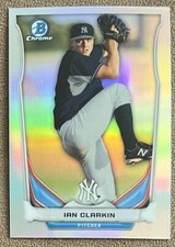 2014 Bowman Chrome Refractor Baseball Ian Clarkin New York Yankees #CTP-56